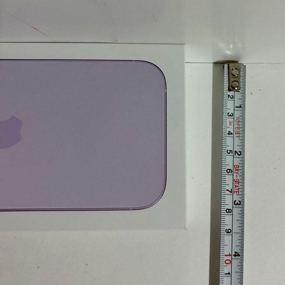 Apple iPhone 17 Lavender 256GB Model A3258 *EMPTY BOX ONLY* Accessory SmartPhone - Picture 6 of 7